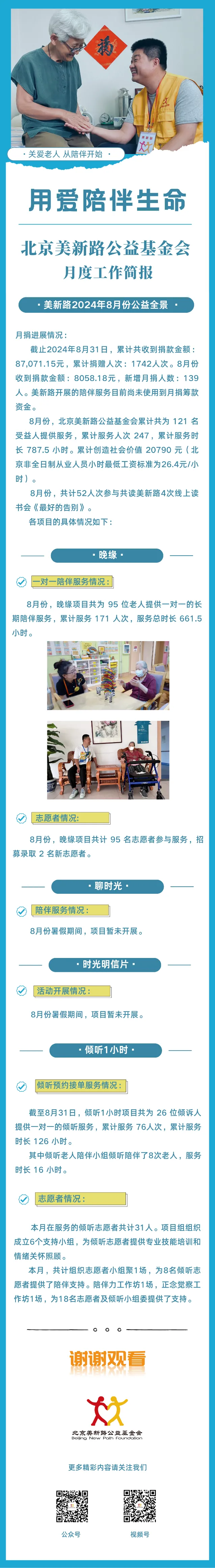  2024年8月份工作简报