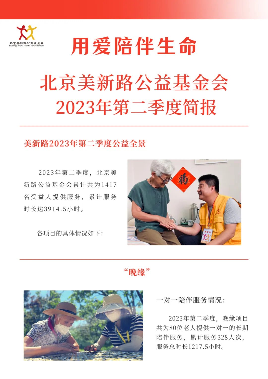 2023年第二季度工作简报